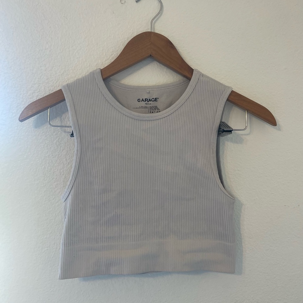White tank top